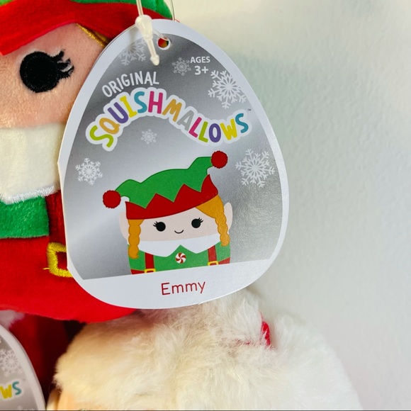 NEW Squishmallow Christmas mini Santa Nick, Nicolette, Emmy elf 4.5 inch NWT - Picture 13 of 14